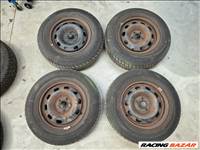 Golf IV, Bora 5x100 14" lemezfelni, 175/80 Semperit nyári gumi szett (43884)