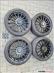  5x112 lyukosztású 19" újszerű alufelni, rajta 235/40 használt Continental nyári gumi gumi 