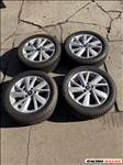  5x112 lyukosztású 17" új (gyári felni) alufelni, rajta 215/55 újszerű Bridgestone téli gumi 