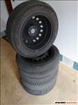  16" használt lemezfelni, rajta 205/60 használt Michelin téli gumi gumi 