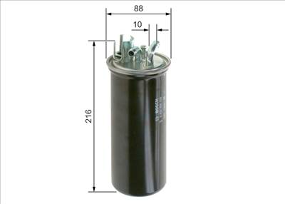 Üzemanyagszűrő BOSCH 0 450 906 459 for AUDI, VW