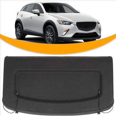 Mazda CX-3 2015- Csomagtértakaró polc FEKETE