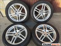 Dezent alufelni, 5x112, 70.1, 7x17, et38 + Uniroyal 225/45 nyári gumi