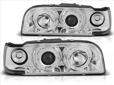 VOLVO 850 92-12.96 ANGEL EYES Króm első lámpa