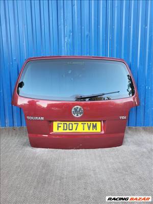 Volkswagen Touran csomagtér ajtó bordó színben rozsdamentes állapotban