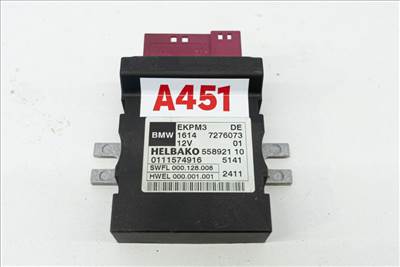 BMW 5er F07-F10-F11, 6er F12-F13, 7er F01-F02-F03-F04, X3 F25 üzemanyag-szivattyú vezérlő modul (EKP modul)