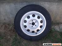  15" Gyári Audi  alufelni, rajta 195/65 használt nyári gumi 