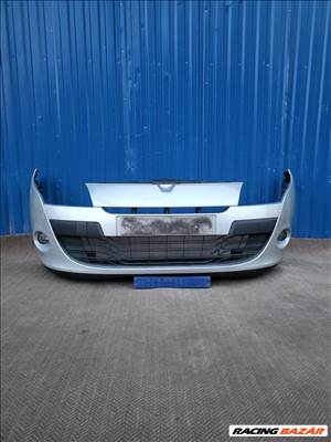 Renault Megane 3 III 2009- gyári 620220004R komplett ködlámpás első lökhárító ezüst