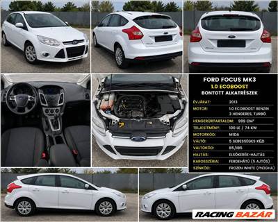 Ford Focus Mk3 bontott alkatrészei