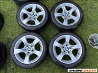  Eredeti BMW 17" újszerű alufelni, rajta 225/45 használt  7 mm-es nyári gumi 