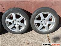  5x114.3 lyukosztású 15" használt alufelni, rajta 185/60 használt téli gumi gumi 