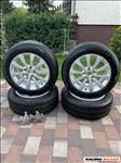  5x112 lyukosztású 17" újszerű (gyári felni) AUDI alufelni, rajta 225/55 újszerű Pirelli téli gumi