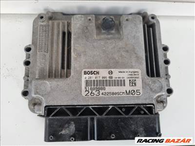 Fiat Doblo II 1.6 Multijet 16V motorvezérlő elektronika  0281017006 51889888