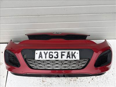 15193 Kia Rio III. (UB) 2011-2017 Első Lökhárító Piros  86511-1W200