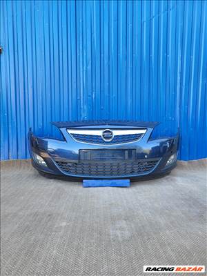 Opel Astra J gyári 13264403 mosós, 4 radaros első lökhárító kék