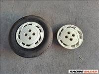 1db 165 R13C 4X100 Lakókocsi, Trailer, Utánfutó, Pótkerék Teherautó Gumi, 2db Dísztárcsával 
