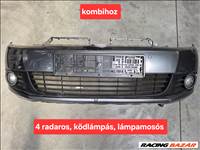 Volkswagen Golf VI kombi első lökhárító LD7X (lámpamosós, 4 radaros, ködlámpás) (40110)